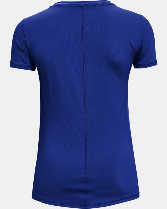 Women's UA Iso-Chill Softball Short Sleeve, Blue, pdpMainDesktop image number 5